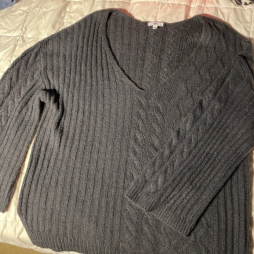 Brass Plum oversized bell sleeve sweater